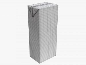 Juice Cardboard Box Packaging 1500ml 3D Model