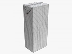 Juice Cardboard Box Packaging 1500ml 3D Model