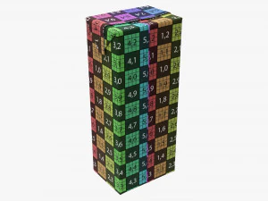 Juice Cardboard Box Packaging 1500ml 3D Model