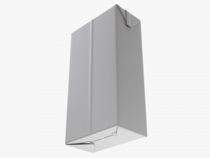 Juice Cardboard Box Packaging 2000ml Model 3D