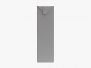Juice Cardboard Box Packaging 2000ml Model 3D