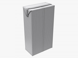 Juice Cardboard Box Packaging 2000ml Model 3D