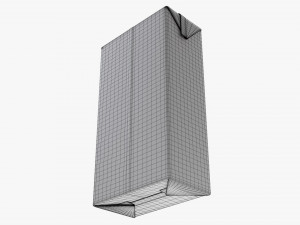 Juice Cardboard Box Packaging 2000ml Model 3D
