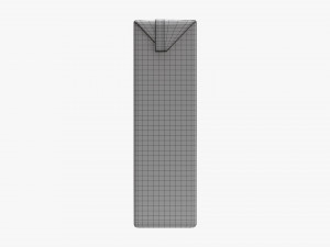 Juice Cardboard Box Packaging 2000ml Model 3D