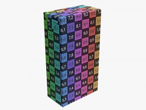 Juice Cardboard Box Packaging 2000ml Model 3D