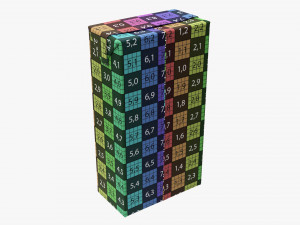 Juice Cardboard Box Packaging 2000ml Model 3D