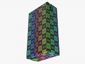 Juice Cardboard Box Packaging 2000ml Model 3D