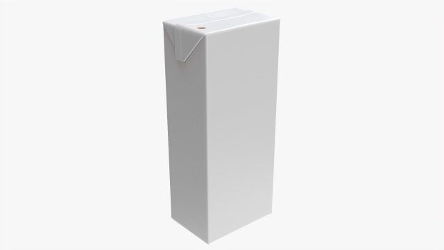 Juice Cardboard Box Packaging For Kids 200ml 3Dモデル .c4d .max .obj .3ds .fbx .stl .blend 