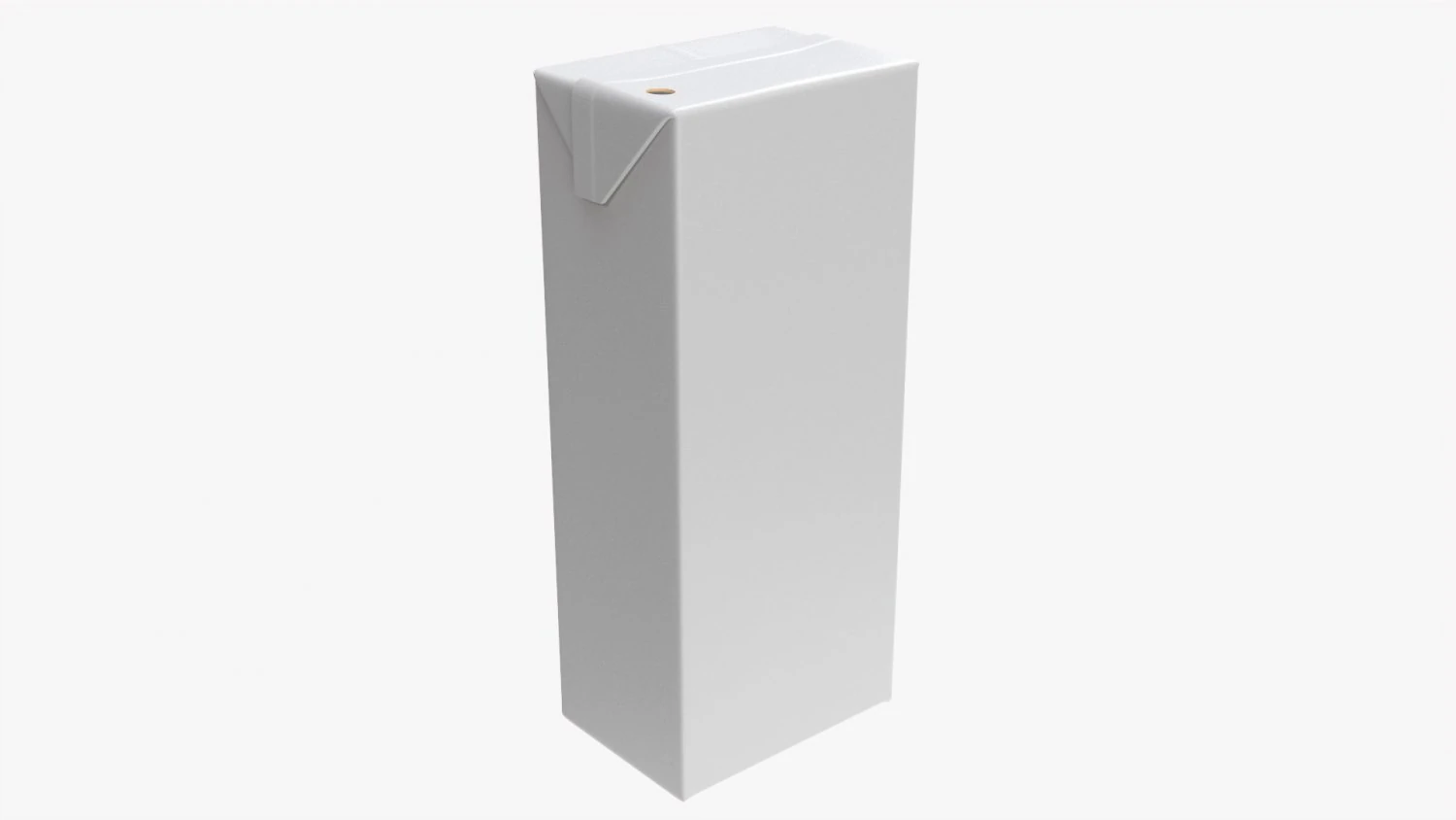 Juice Cardboard Box Packaging For Kids 200ml 3D Model .c4d .max .obj .3ds .fbx .stl .blend 