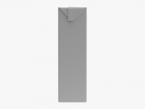 Juice Cardboard Box Packaging For Kids 200ml 3Dモデル