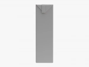 Juice Cardboard Box Packaging For Kids 200ml 3D Model