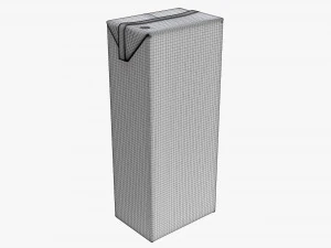 Juice Cardboard Box Packaging For Kids 200ml 3D Model