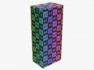 Juice Cardboard Box Packaging For Kids 200ml 3Dモデル