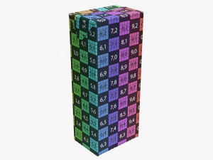 Juice Cardboard Box Packaging For Kids 200ml 3D Model