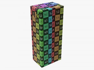 Juice Cardboard Box Packaging For Kids 200ml 3D Model