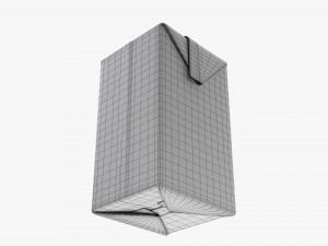 Juice Cardboard Box Packaging With Cap 500ml Model 3D