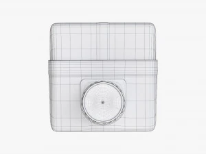 Caixa de papel&atilde;o suco embalagem com tampa 500ml Modelo 3D