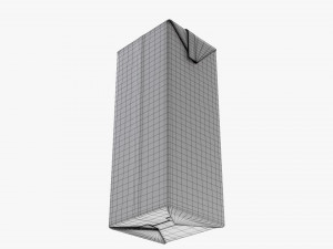Juice Cardboard Box Packaging With Cap 1000ml Modèle 3D