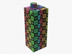 Juice Cardboard Box Packaging With Cap 1000ml Modèle 3D