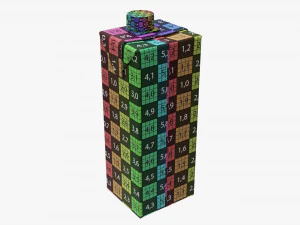 Juice Cardboard Box Packaging With Cap 1000ml 3D Model