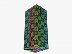 Juice Cardboard Box Packaging With Cap 1000ml 3D Model