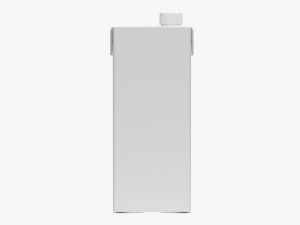 Juice Cardboard Box Packaging With Cap 1500ml 3D Model
