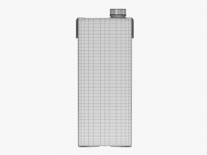 Juice Cardboard Box Packaging With Cap 1500ml 3D Model
