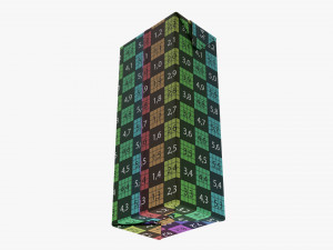Juice Cardboard Box Packaging With Cap 1500ml 3D Model