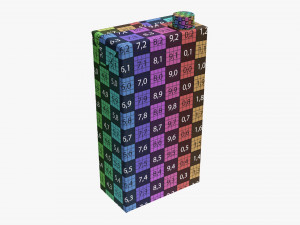 Juice Cardboard Box Packaging With Cap 2000ml 3D Модель