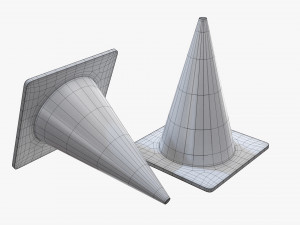 Traffic Cones 3D Модель