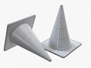 Traffic Cones 3D Model