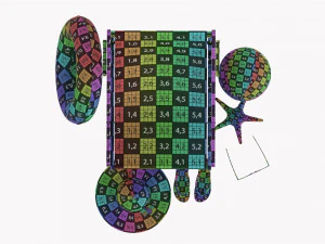 Beach Composition 01 Red 3D Model