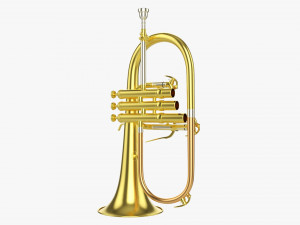 Brass Bell Flugelhorn Modelo 3D