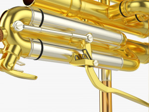 Brass Bell Flugelhorn Modelo 3D