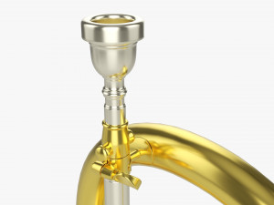 Brass Bell Flugelhorn Modelo 3D