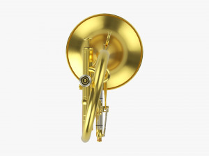 Brass Bell Flugelhorn Modelo 3D