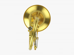 Brass Bell Flugelhorn 3D Model