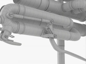 Brass Bell Flugelhorn 3D Model