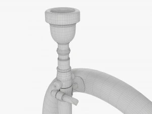 Brass Bell Flugelhorn 3D Model