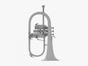 Brass Bell Flugelhorn Modelo 3D