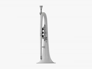 Brass Bell Flugelhorn 3D Model