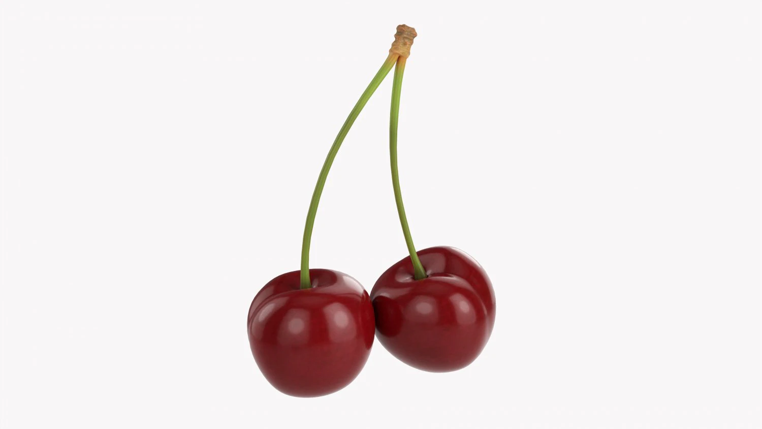 Cherry Double 3D Model .c4d .max .obj .3ds .fbx .stl .blend