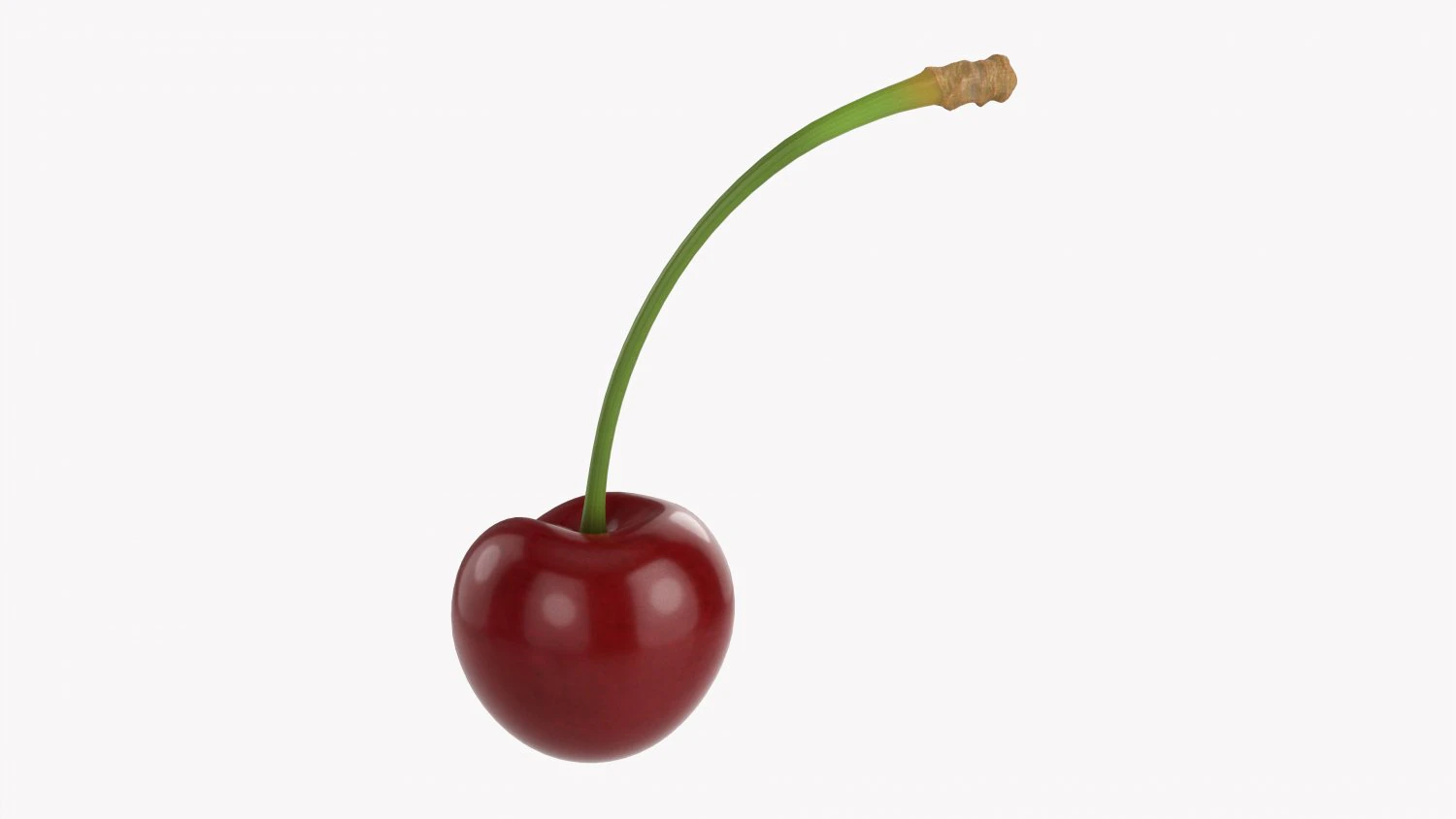 Cherry Single 3D Model .c4d .max .obj .3ds .fbx .stl .blend 