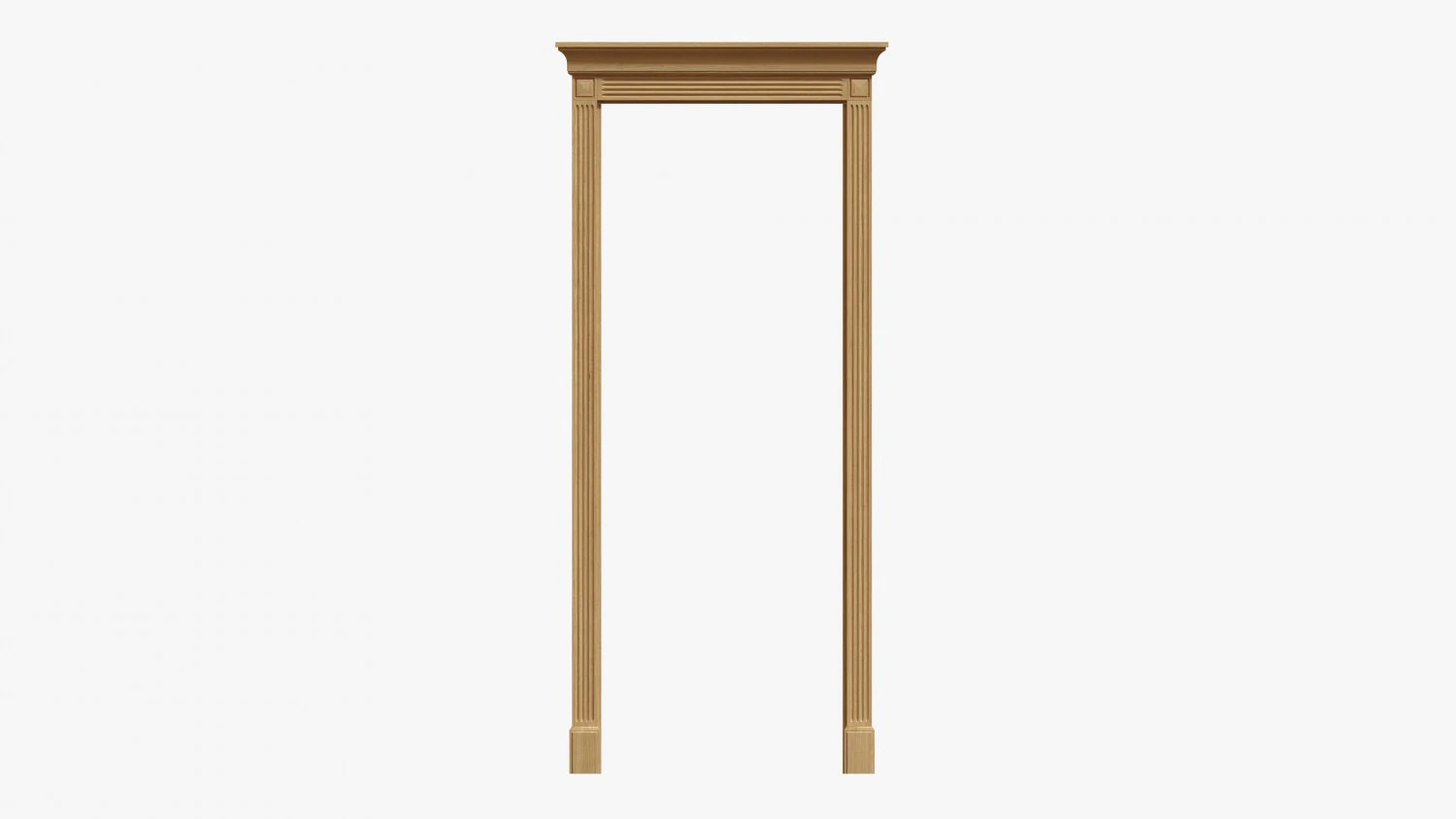 Classic Door Portal 01 3D Model .c4d .max .obj .3ds .fbx .stl .blend
