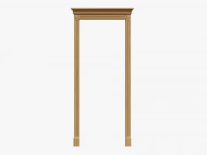 Klassiek deurportaal 01 3D Model