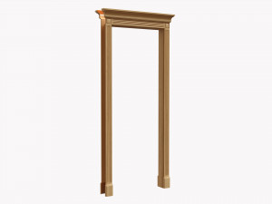 Classic Door Portal 01 3D Модель