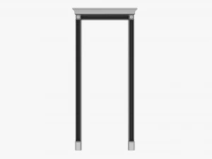Classic Door Portal 01 3D Model