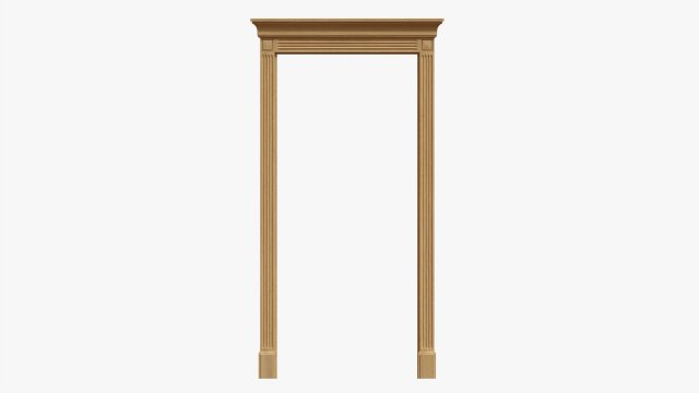 Classic Door Portal 02 3D 모델 .c4d .max .obj .3ds .fbx .stl .blend 
