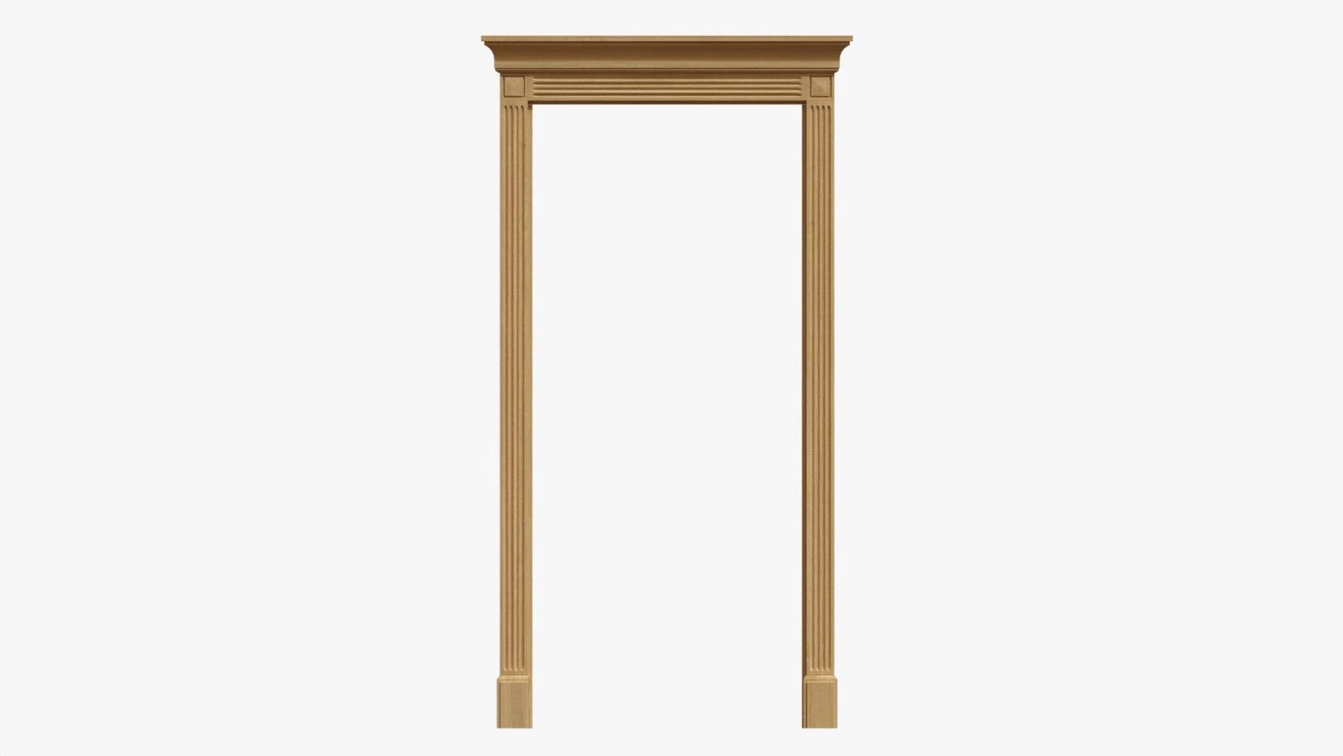Classic Door Portal 02 3D Model .c4d .max .obj .3ds .fbx .stl .blend