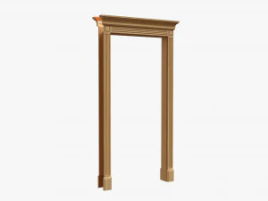 Classic Door Portal 02 3D Model